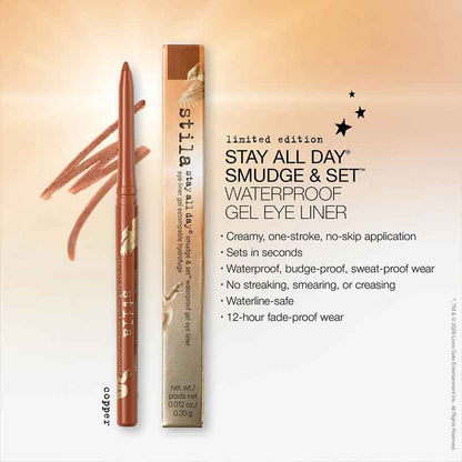 Stila Hunger Games Stay All Day Smudge & Set Waterproof Copper Gel Eye Liner Limited Edition