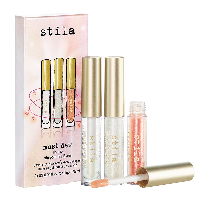 Stila must dew lip trio, heaven's due lip oil