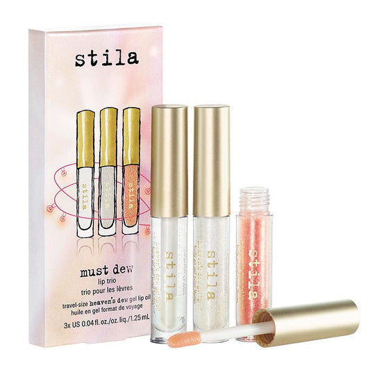 Stila must dew lip trio, heaven's due lip oil