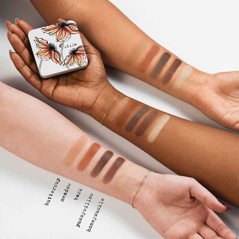 Stila Pocket Play Eyeshadow Palette Desert Blooms Shade Swatches