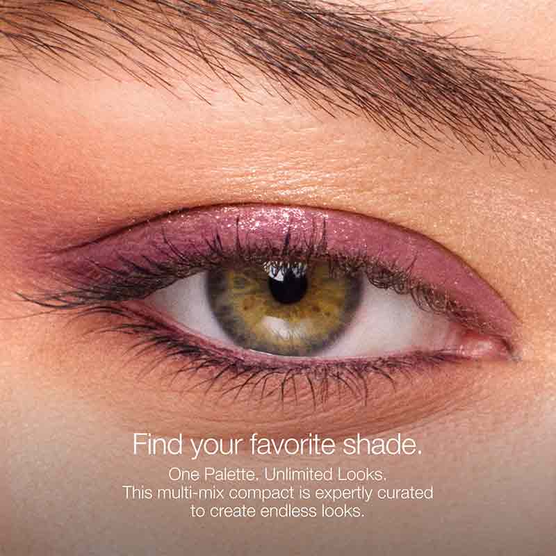 Stila Pocket Play Eyeshadow Palette Pretty Petal On Model