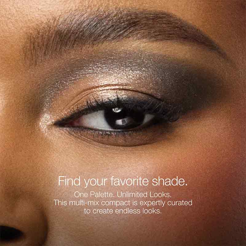 Stila Pocket Play Eyeshadow Palette Wild Flowers on model