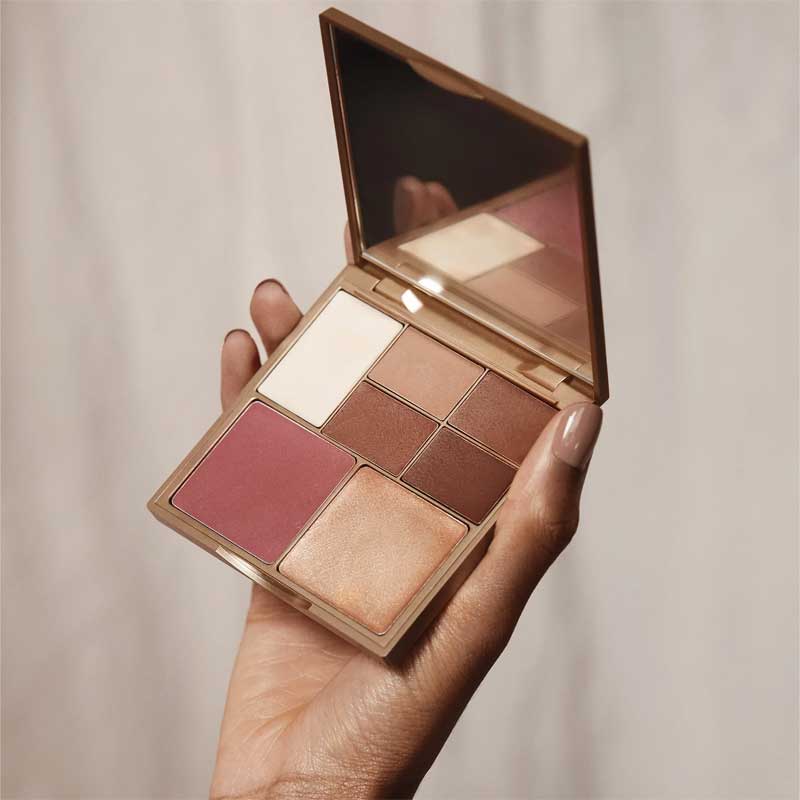 Stila Sculpt & Glow All-in-One Contouring & Highlighting Palette | Contour, highlight, bronze, and add cheek & lip colour | Suitable for all skin tones 
