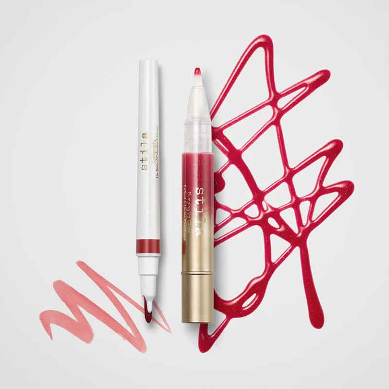 Stila shine and define red lip stain and gloss