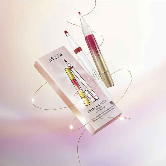 Stila shine and define red lip kit