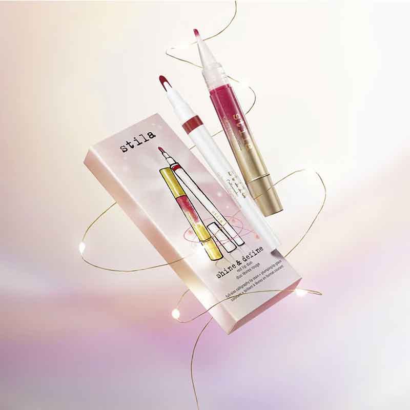 Stila shine and define red lip kit