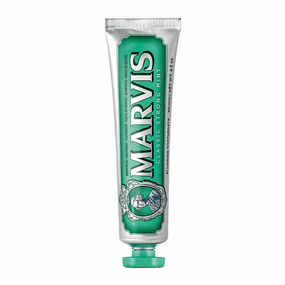 Marvis | Classic | strong Mint | Toothpaste | fluoride base | premium | health | freshness | oral | cleanse teeth | mouth | gums | flavour | clean | freshens breath | Refreshing | creamy mint | tooth decay
