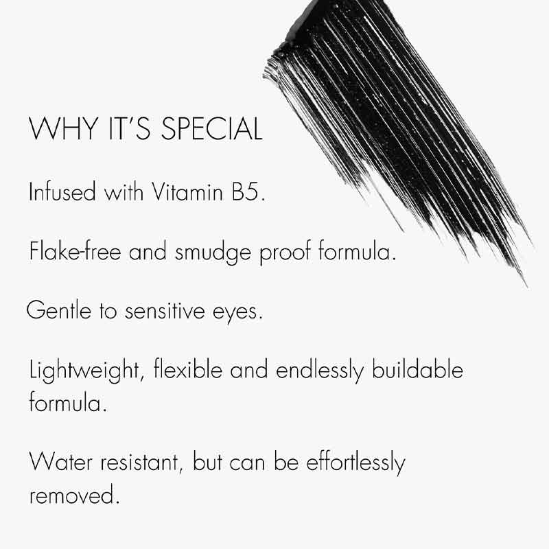 SWEED, mascara, vitamin b5, smudge proof mascara, sensitive eyes, water-resistant