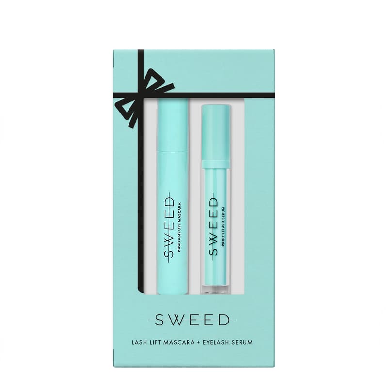 SWEED, Lash Lift Mascara & Eyelash Growth Serum Set, SWEED gift set, eyelash growth serum