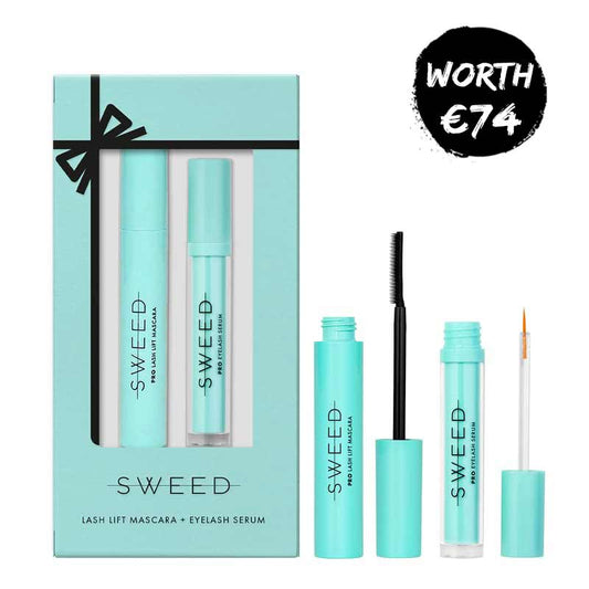 SWEED, Lash Lift Mascara & Eyelash Growth Serum Set, SWEED gift set, eyelash growth serum