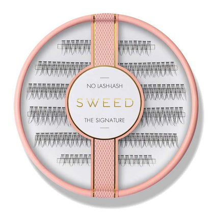 Sweed NO Lash-Lash | each individual lash tapered to mimic natural lash hair | imperceptible, light as air feeling | Sweed’s best-selling lash for natural yet dramatic looks