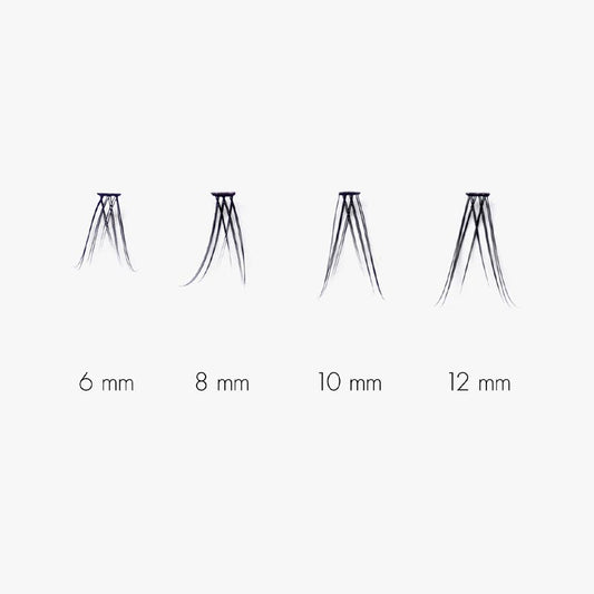 Sweed NO Lash-Lash | each individual lash tapered to mimic natural lash hair | imperceptible, light as air feeling | Sweed’s best-selling lash for natural yet dramatic looks