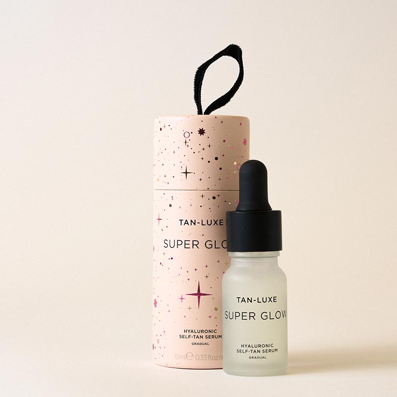 tan luxe super glow hyaluronic self tan serum