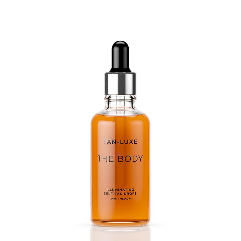 TAN-LUXE The Body Illuminating Self-Tan Drops | self tanning serum | light to medium 
