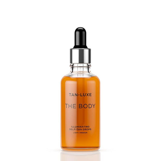TAN-LUXE The Body Illuminating Self-Tan Drops | self tanning serum | light to medium 