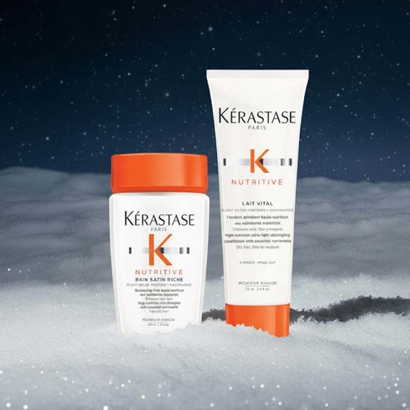 The Cloud 10 Beauty 12 Days of Slay Gift Set Kérastase Nutritive Shampoo and Conditioner