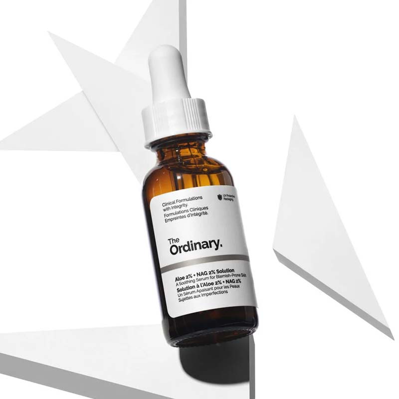 The Ordinary Aloe 2% + NAG 2% Solution | Skincare for acne prone skin | blemish prone skin | skincare | The ordinary | skincare solution | redness serum | acne serum 