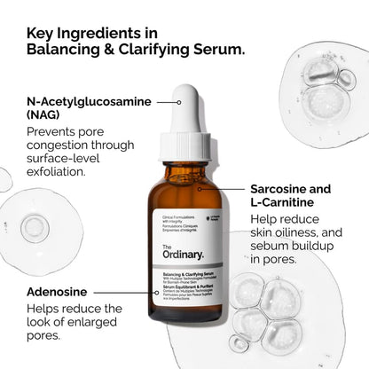 The Ordinary | Balancing & Clarifying Serum | Exfoliating Serum | Excess Oil On the skin | Clogged Pores