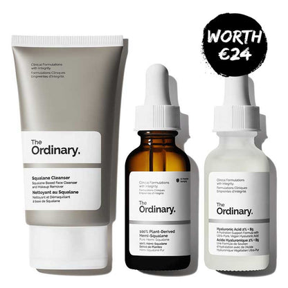 The Ordinary | Hydration | Trio | Squalane | Cleanser | Hyaluronic Acid | Serum | Oil | nourishment | treat | skin | winter