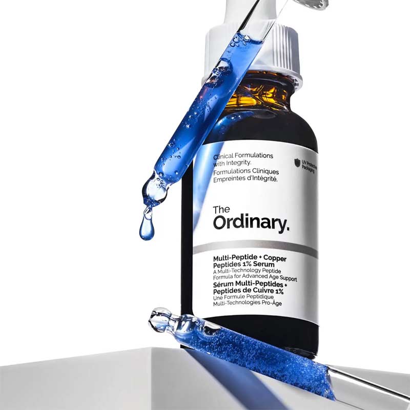 The Ordinary Multi-Peptide + Copper Peptides 1% Serum | direct | copper | peptide | blue tint | skin | care | health | advanced age support 