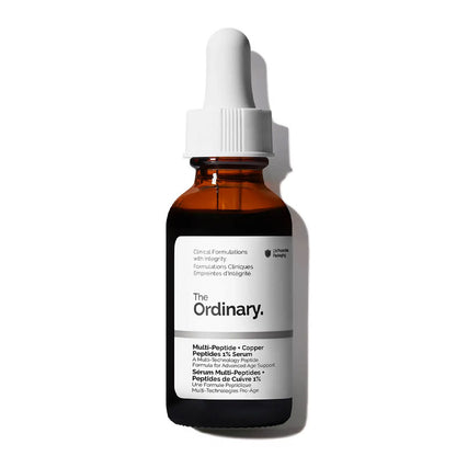 The Ordinary Multi-Peptide + Copper Peptides 1% Serum | targets signs of aging | improves | skin health | collagen production | anti-inflammatory | (Formerly “Buffet” + Copper Peptides 1% Serum)