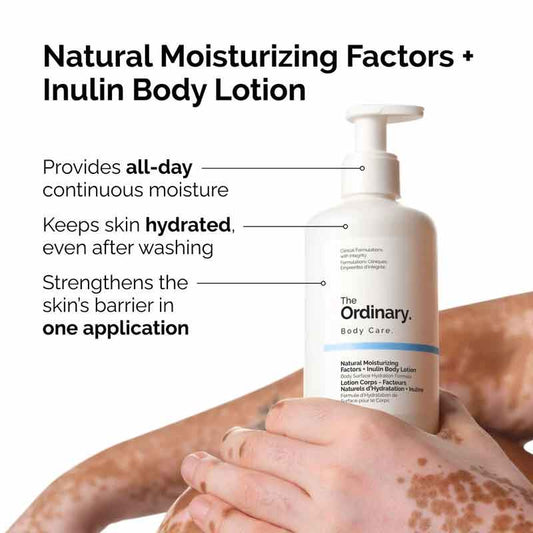 The Ordinary, The Ordinary Natural Moisturizing Factors + Inulin Body Lotion, Body Lotion, Skin Hydration, Strengthen Skin Barrier