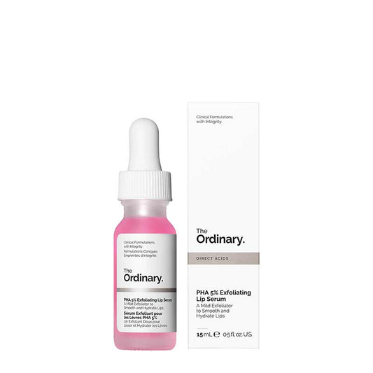 The Ordinary PHA 5% Exfoliating Lip Serum 15ml with box