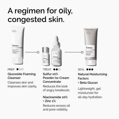 Skincare routine for oily, congested skin, The Ordinary skincare for oily skin