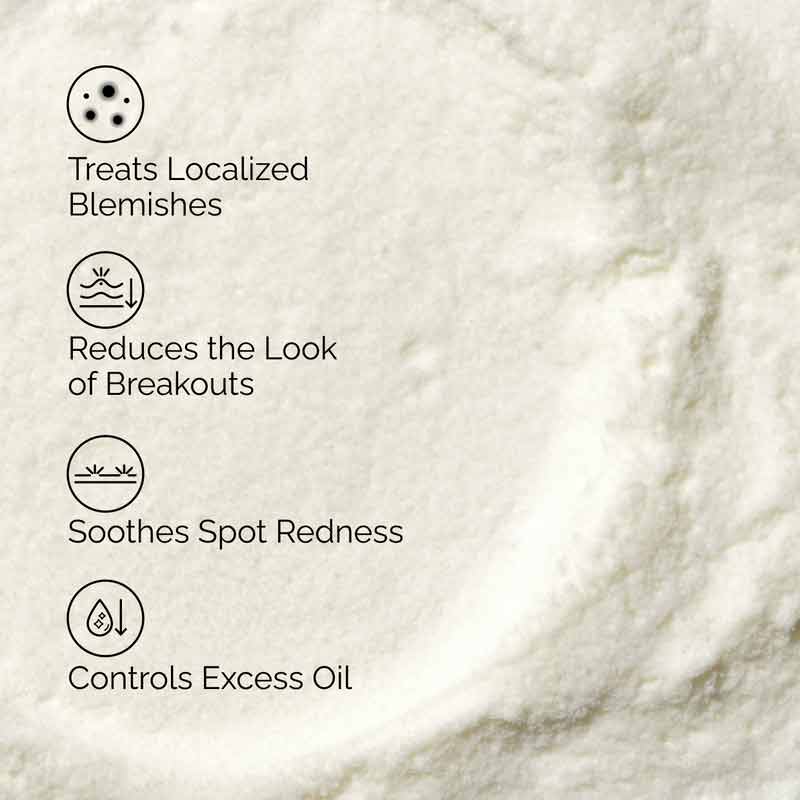 What does the The Ordinary Sulfur 10% Powder to Cream Concentrate do Infographic