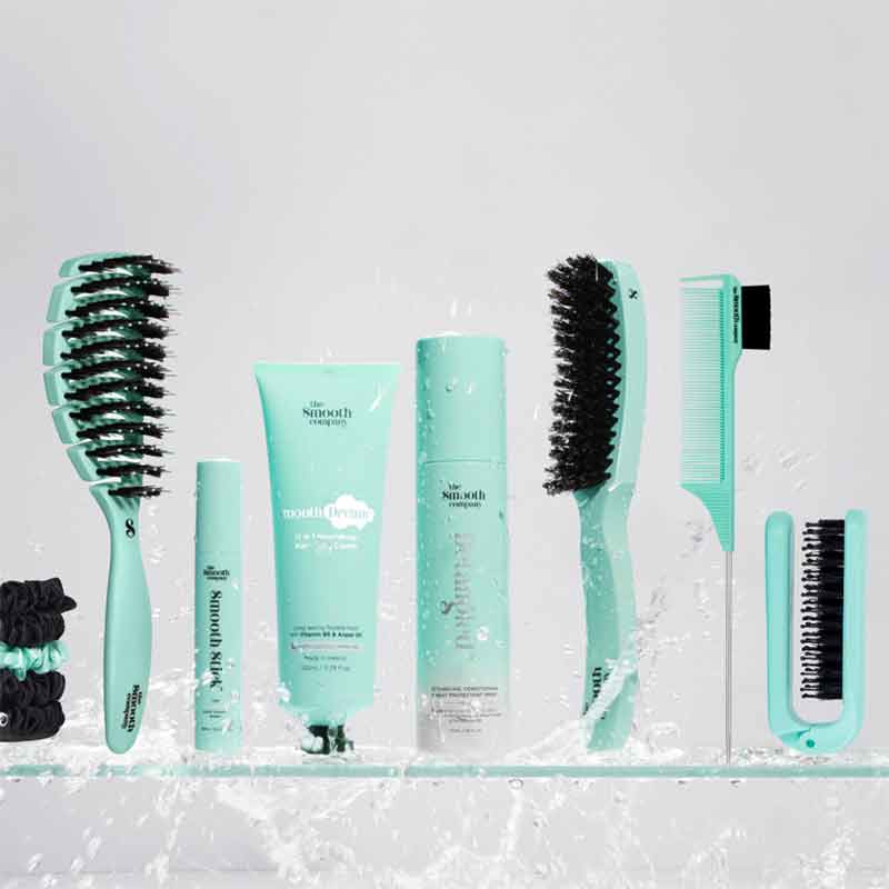 The Smooth Company Foldable Smoothing Travel Hairbrush