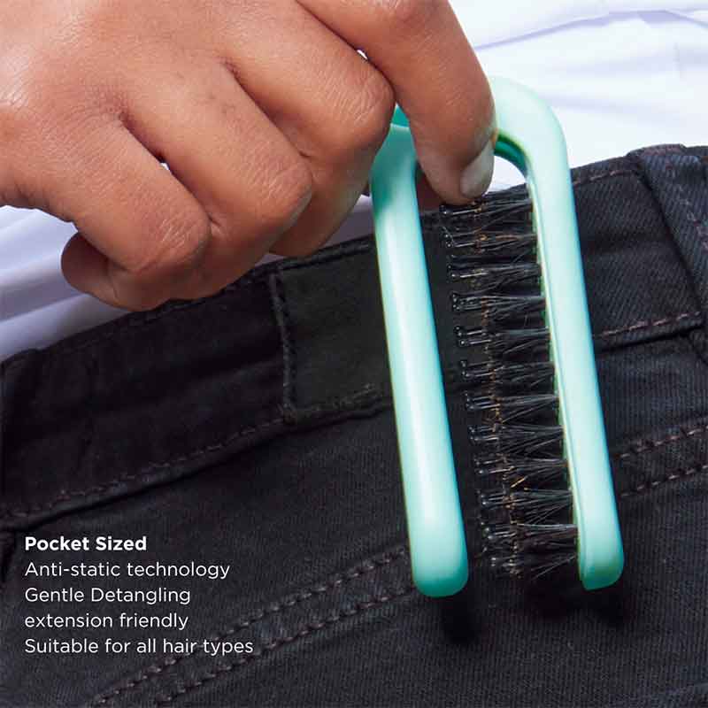 The Smooth Company Foldable Smoothing Travel Hairbrush