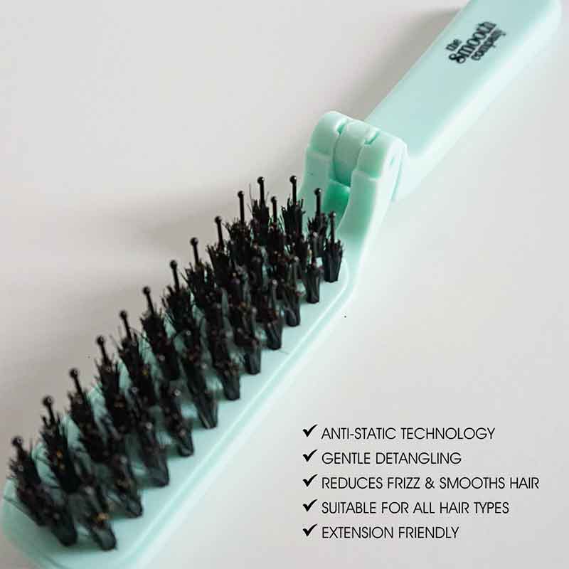 The Smooth Company Foldable Smoothing Travel Hairbrush