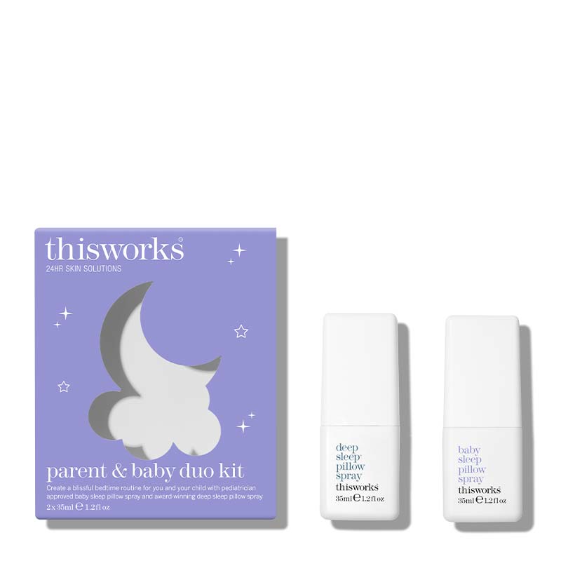 This Works Parent and Baby Duo | baby sleep aid | gifts for expecting mother | deep sleep pillow spray | lavender pillow spray
