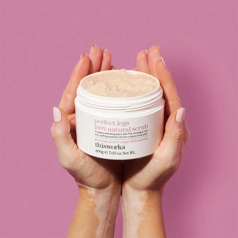 This Works Perfect Legs 100% Natural Scrub | body scrub | this works | natural scrub | leg scrub | body glow | This works body care 