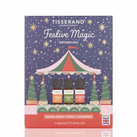 Tisserand Festive Magic Diffuser Oil Trio Gift Set Product image white background