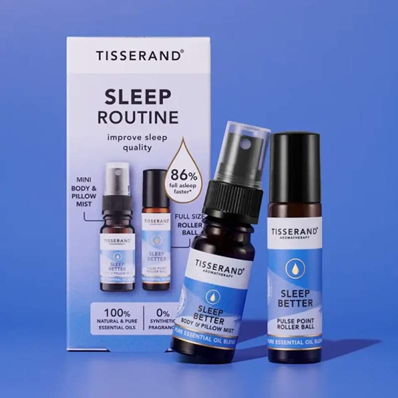 Sleep Routine Kit Tisserand Sleep Routine Duo Kit - Pillow Mist & Rollerball – Cloud 10 ...