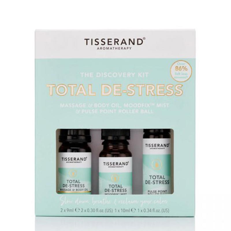Tisserand The Total De-Stress Discovery Kit | wellness | aromatherapy