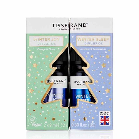 Tisserand Winter Joy & Winter Sleep Diffuser Oil Duo, Stocking filler ideas, Christmas gifts, Aromatherapy, essential oils