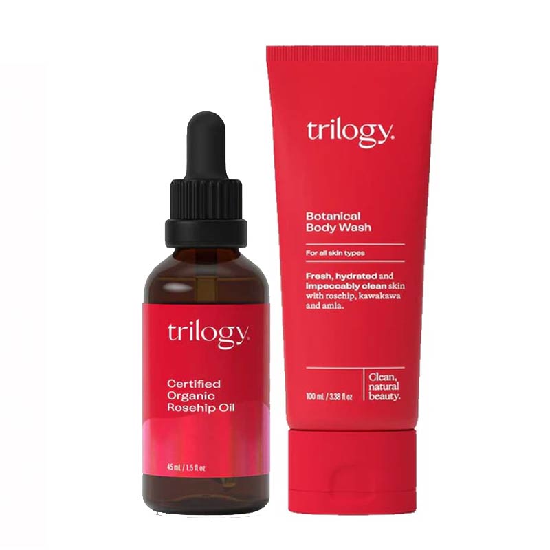 Trilogy Certified Organic Rosehip Oil + FREE Trilogy Botanical Body Wash