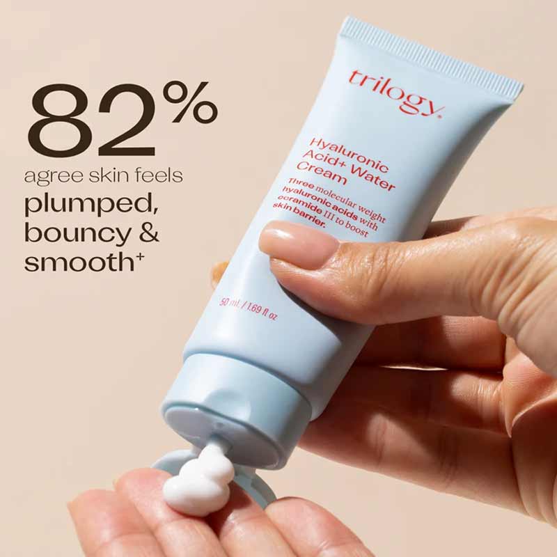 Trilogy Hyaluronic Acid+ Water Cream, hydrating cream, light moisturiser