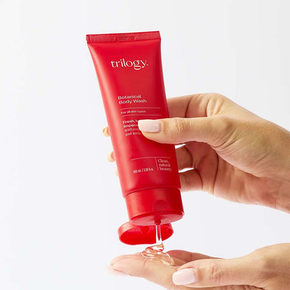 Trilogy Limited Edition Pamper Skincare Gift Set Body Wash Texture