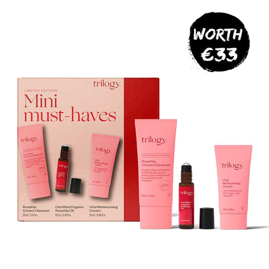 Trilogy Mini Must-Haves Skincare Gift Set, skincare routine, gifts for mum
