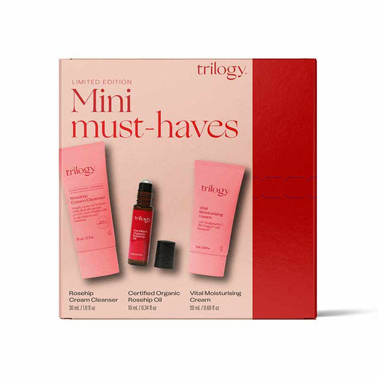 Trilogy Mini Must-Haves Skincare Gift Set, stocking filler, skin gift set