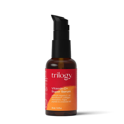 Trilogy Vitamin C+ Super Serum | powerhouse blend of eight active ingredients | improves pigmentation, refines pores, and smooths fine lines | Dermatologically tested | suitable for all skin types