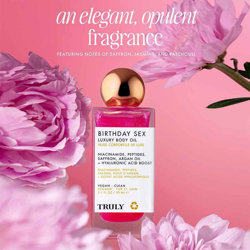 Truly Beauty Birthday Sex Luxury Body Oil Scent