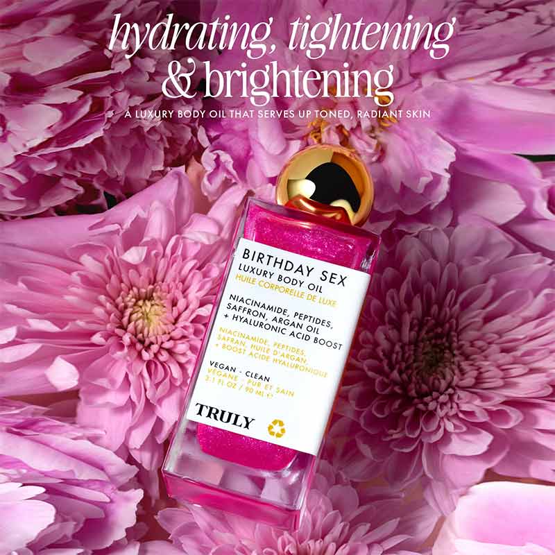 Truly Beauty Birthday Sex Luxury Body Oil Lifestyle Image With Benefits