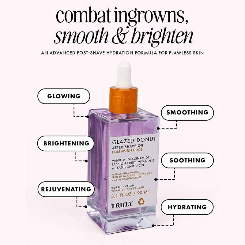 Truly Beauty Glazed Donut After Shave Oil Benefits