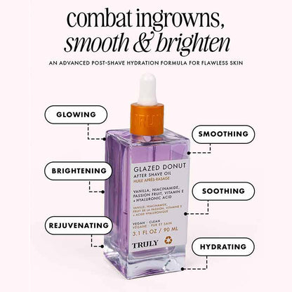Truly Beauty Glazed Donut After Shave Oil Benefits