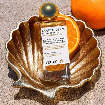 Truly Beauty Golden Glaze Luxury Body Oil Lifestyle Product Image