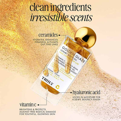 Truly Beauty Golden Glaze Luxury Body Oil Scent